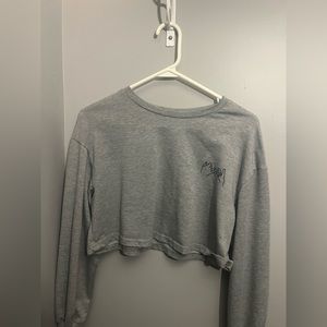 Cropped long sleeve tshirt